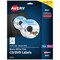 Avery Printable DVD Labels, Matte White Film, Permanent Adhesive, Laser & Inkjet Printers, 20 Blank DVD Labels & 40 Spine Labels (8962)